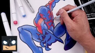 How To Draw Spider Man 2099 | Draw & Color