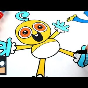 Poppy Playtime | How To Draw Baby Long Legs | Draw & Color Tutorial