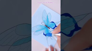 Butterfly painting  #creativeart  #satisfying
