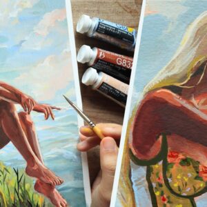Gouache Painting Process | DOMESTIKA review