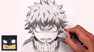 How To Draw Izuku Midoriya | My Hero Academia Sketch Tutorial