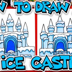 How To Draw An Ice Castle
