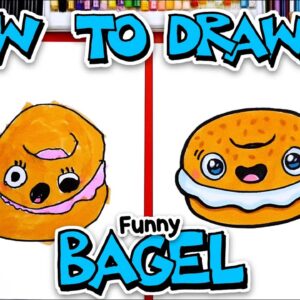 How To Draw A Funny Bagel