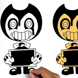 How To Draw Sinful Bendy | Bendy and the Dark Revival