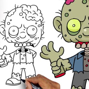 How To Draw Walking Dead Zombie
