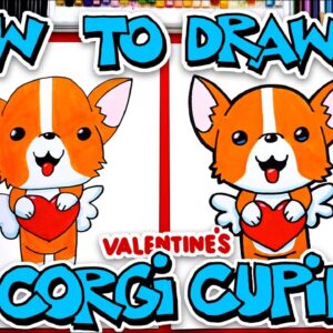 How To Draw A Corgi Cupid