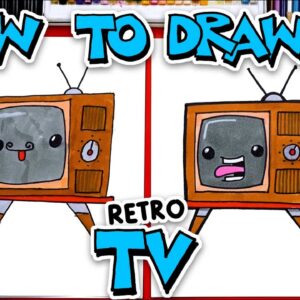 How To Draw A Retro TV Cartoon