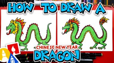 How To Draw An Easy Chinese New Year Dragon