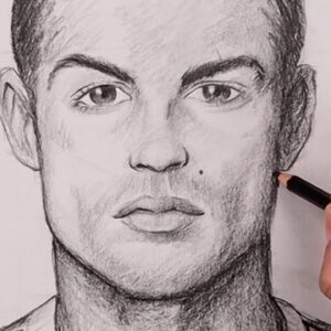 How To Draw Cristiano Ronaldo | Sketch Tutorial
