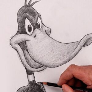 How To Draw Daffy Duck | Sketch Tutorial