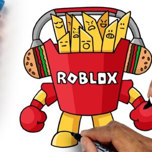 How To Draw Gang O Fries | Roblox