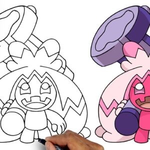How To Draw Tinkaton | Pokemon Scarlet and Violet
