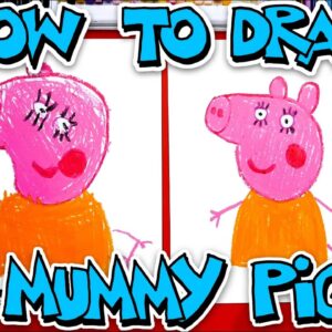 How To Draw Mummy Pig From Peppa Pig