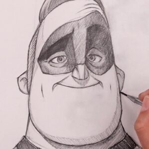 How To Draw Mr.Incredible | Sketch Tutorial