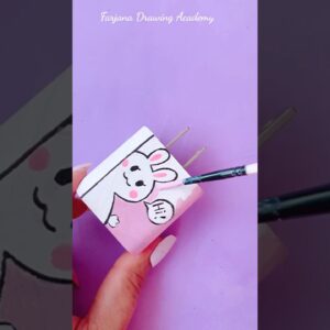 Painting on phone charger || Acrylic painting #satisfying #creativeart #painting