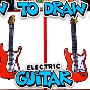 How To Draw An Electric Guitar