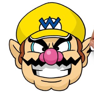 How To Draw Wario EASY | Super Mario