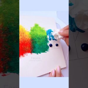easy painting technique / scenery #art #painting #shorts