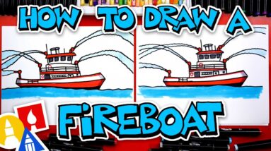 How To Draw A Fireboat