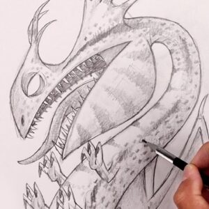 How To Draw a Fireworm Dragon | Dragons of Berk