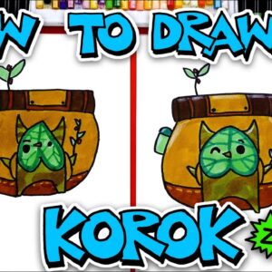 How To Draw A Korok From Zelda