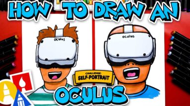 How To Draw An Oculus Quest 2 - Self-Portrait Challenge