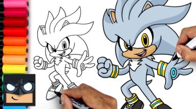 How To Draw Silver the Hedgehog | Sonic the Hedgehog
