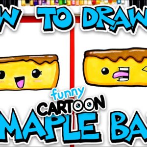 How To Draw A Funny Cartoon Maple Bar