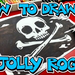 How To Draw A Jolly Roger Pirate Flag